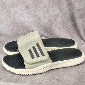 ADIDAS AlphaBOUNCE 2.0 Slide Sandals  Mens Size 12 Putty Grey IG5948